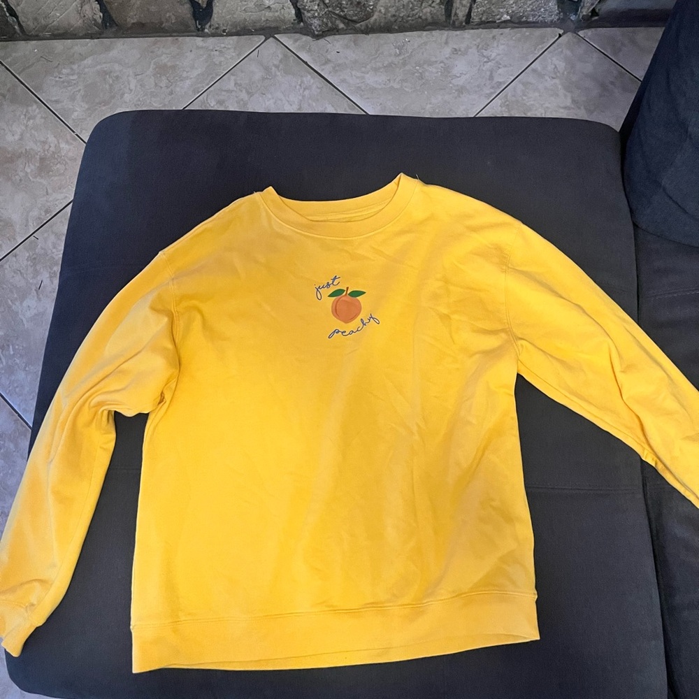 Hello “Just Peachy” Crewneck